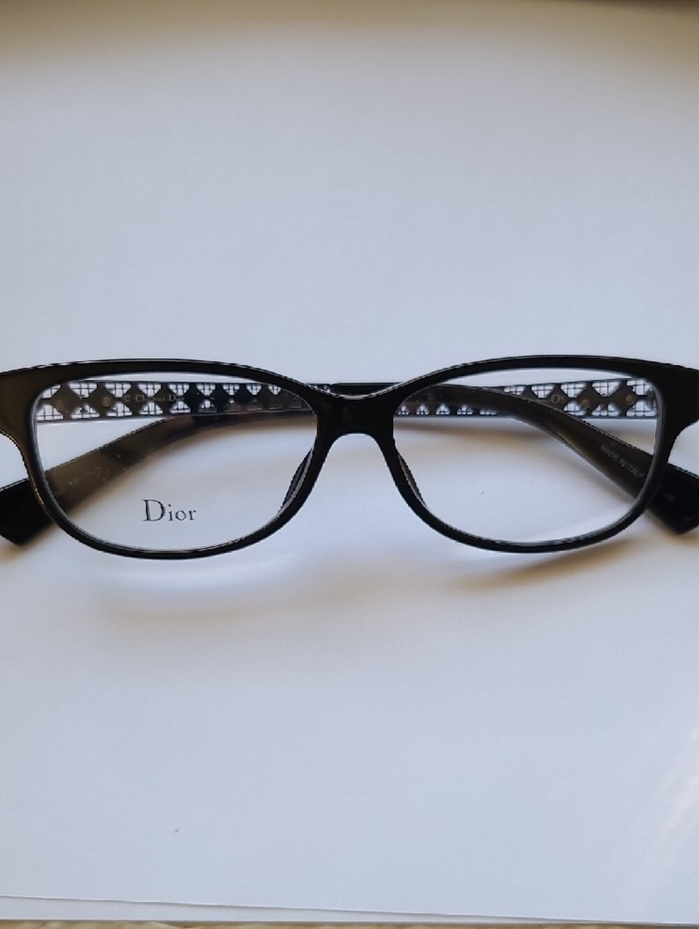 NEW & AUTHENTIC EYEGLASSES CHRISTIAN DIOR MODEL DIORAMA05, BLACK, (807)53-13-145 - Picture 6 of 6